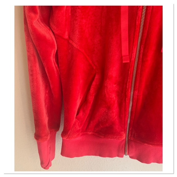 Athleta Triumph Double Cozy Karma Hoodie Jacket Red Size Small - Picture 4 of 8